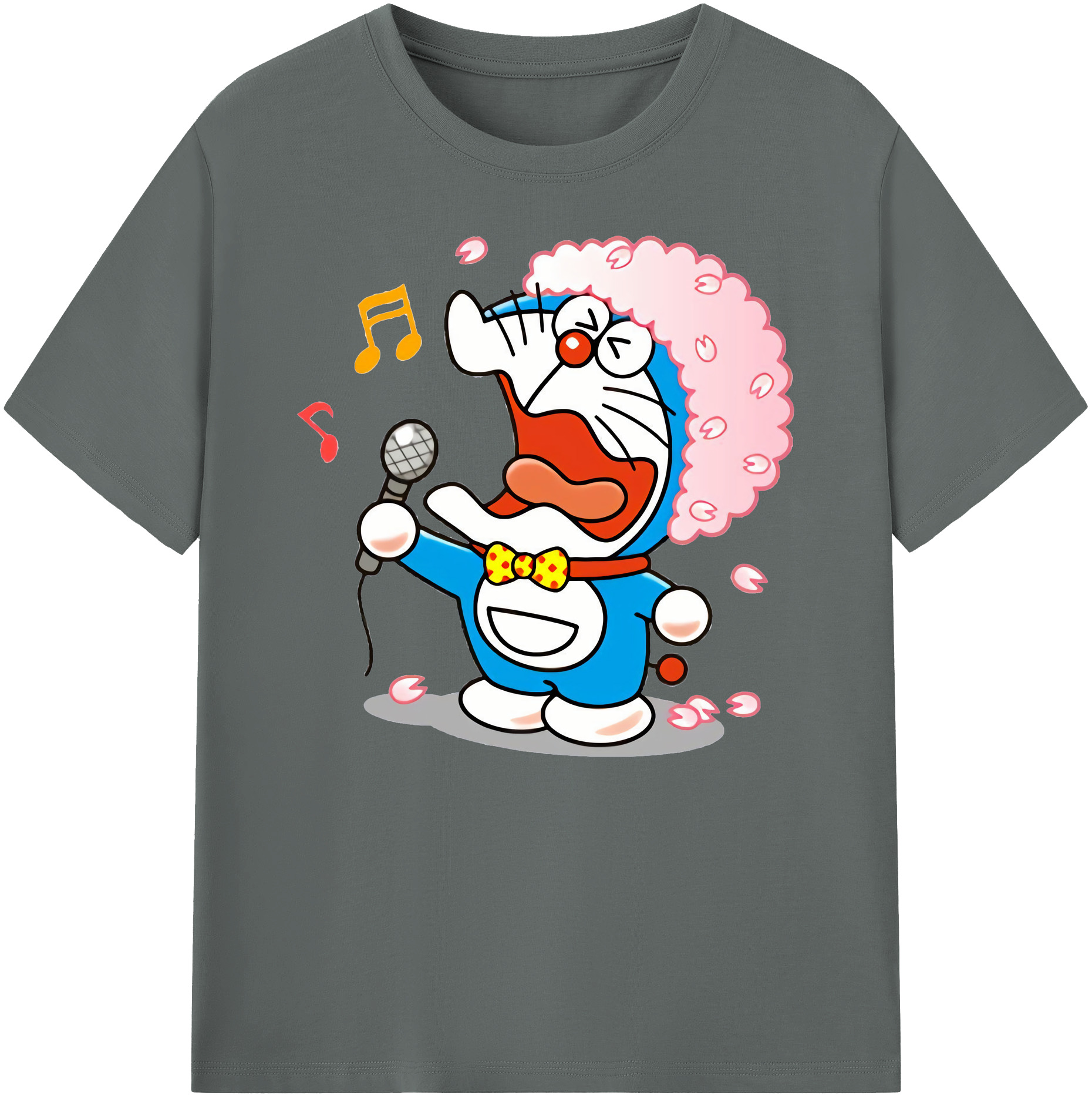 （画像用） ドラえもん Doraemon 綿100％ メンズ半袖Tシャツ｜肌触りやわらか＆通気性
